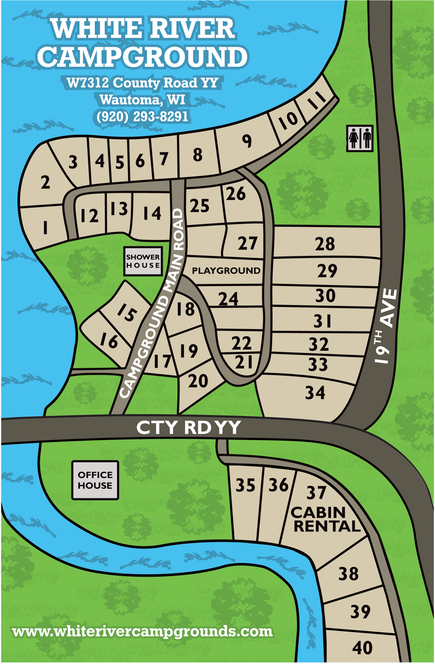 Location Map White River Campground